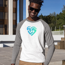 Load image into Gallery viewer, We Create Love Unisex 3/4 sleeve Raglan T-shirt
