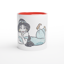 Load image into Gallery viewer, Jasmine (Aladdin) White 11oz Ceramic Mug with Color Inside
