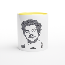 Load image into Gallery viewer, Harry styles White 11oz Ceramic Mug with Color Inside
