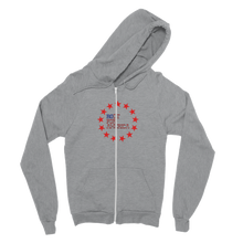 Load image into Gallery viewer, WAR ROOT FOR AMERICA Classic Unisex Zip Hoodie
