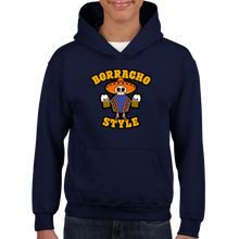 Load image into Gallery viewer, Borracho Style Classic Kids Pullover Hoodie
