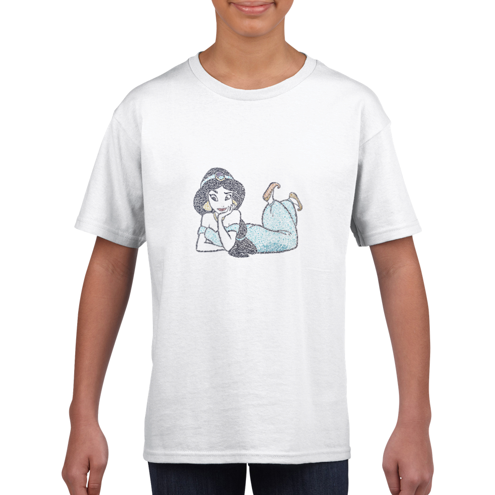 Jasmine (Aladdin) Classic Kids Crewneck T-shirt