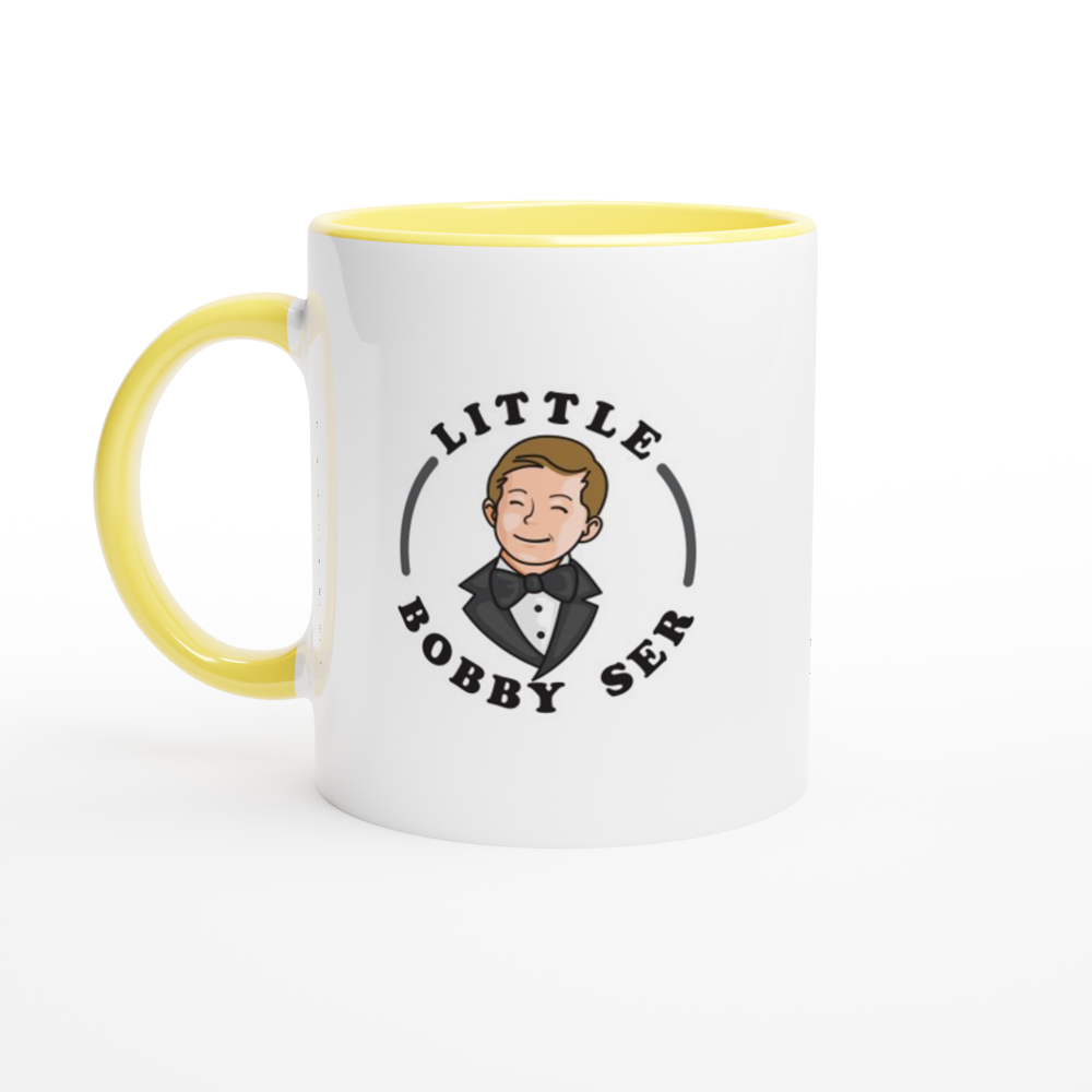 Little Bobby Ser White 11oz Ceramic Mug with Color Inside