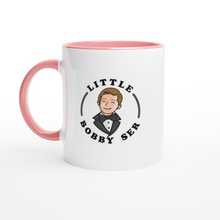 Load image into Gallery viewer, Little Bobby Ser White 11oz Ceramic Mug with Color Inside
